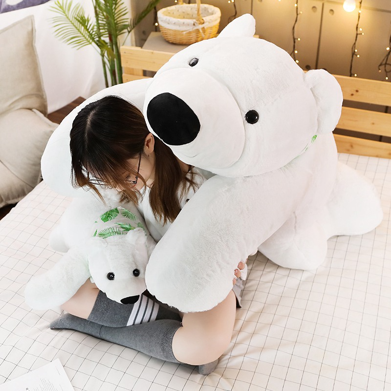 Giant Stuffed Polar Bear Plush