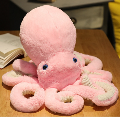 Fuzzy Pacific Octopus Plush Pillow