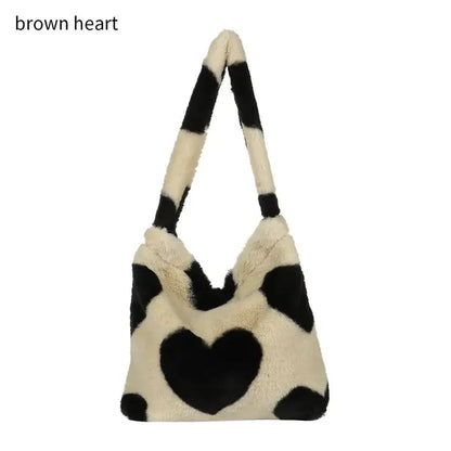 Plush Shoulder Bag Tote