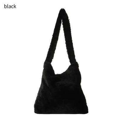 Plush Shoulder Bag Tote