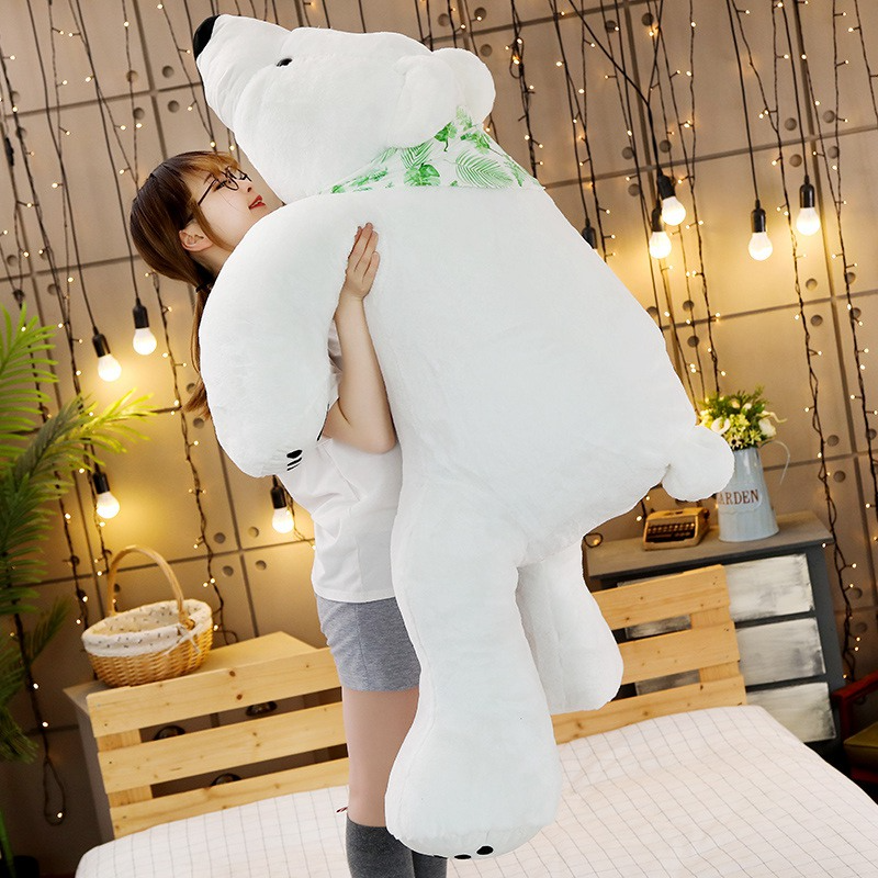 Giant Stuffed Polar Bear Plush