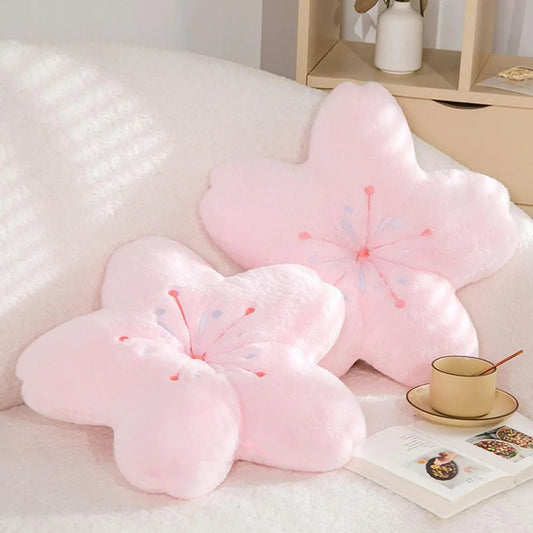 Pink Sakura Plush Pillow