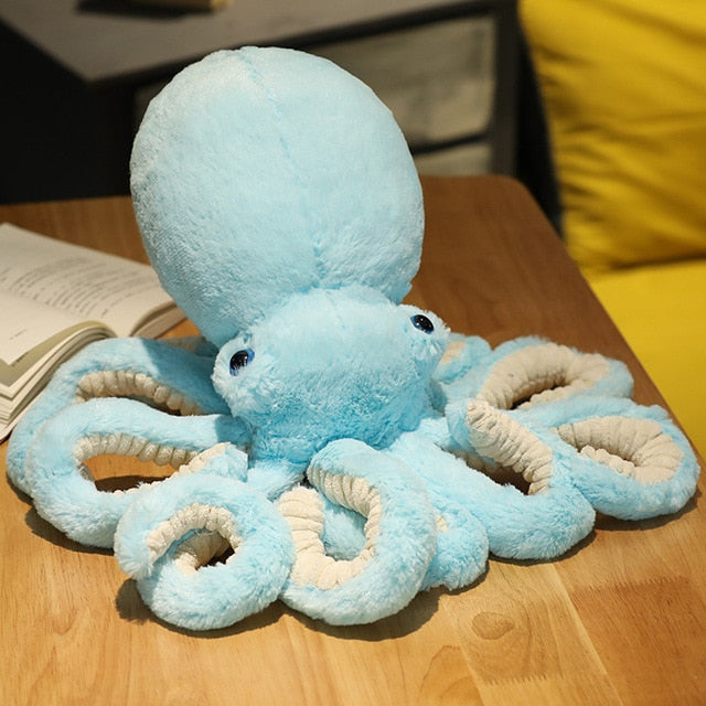 Fuzzy Pacific Octopus Plush Pillow