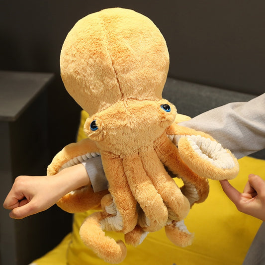 Fuzzy Pacific Octopus Plush Pillow