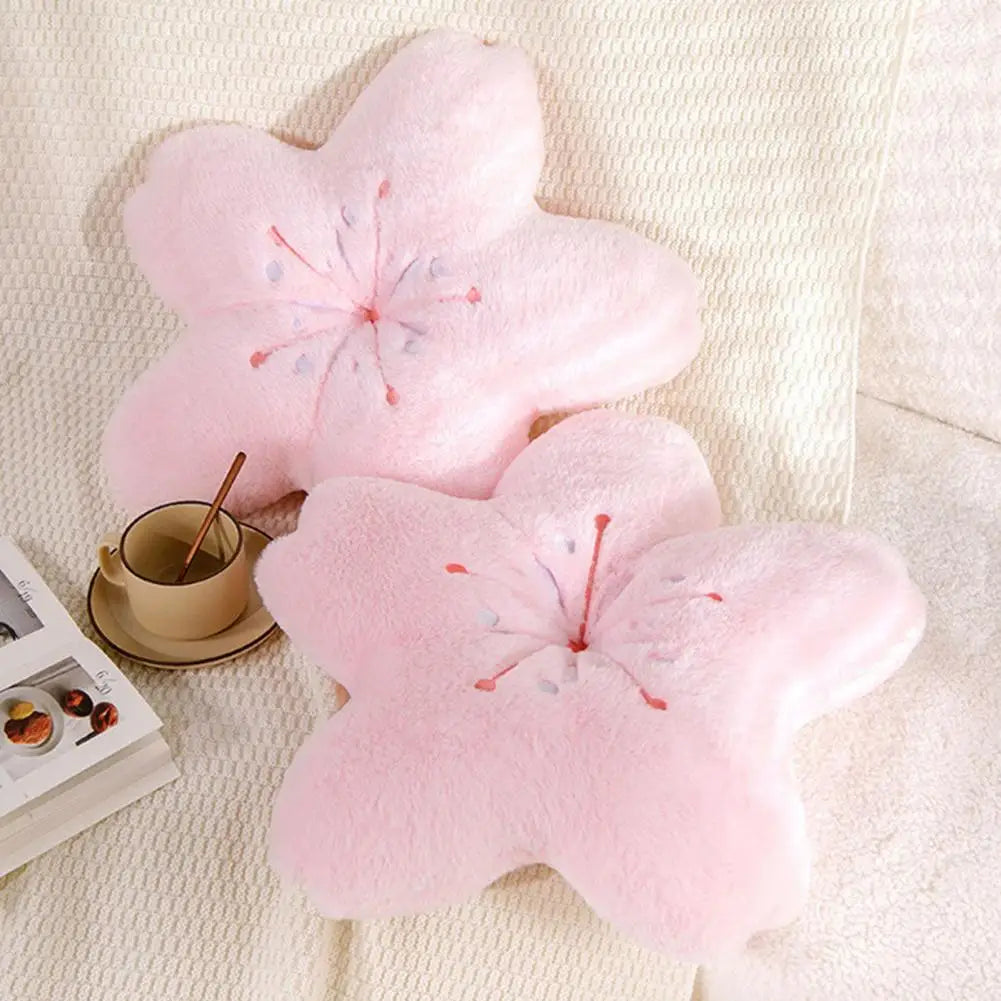 Pink Sakura Plush Pillow