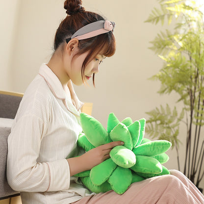 Succulent Plant Plush Pillow