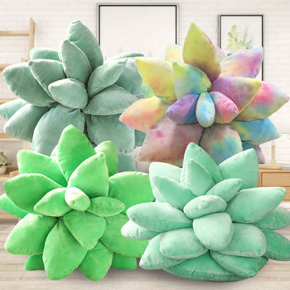 Succulent Plant Plush Pillow