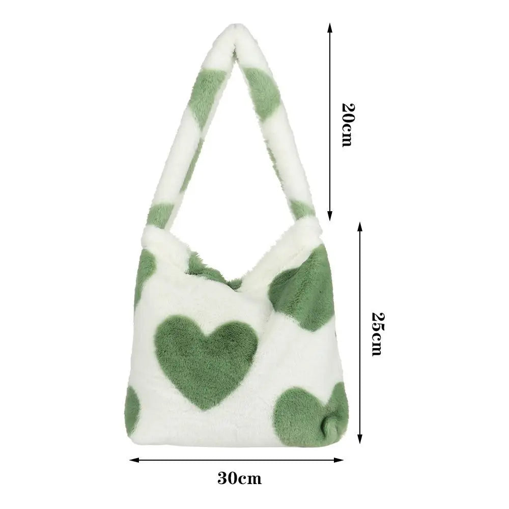 Plush Shoulder Bag Tote