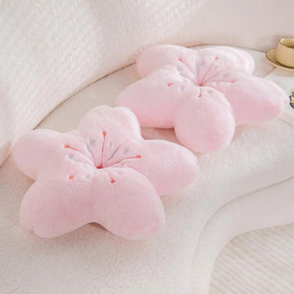 Pink Sakura Plush Pillow