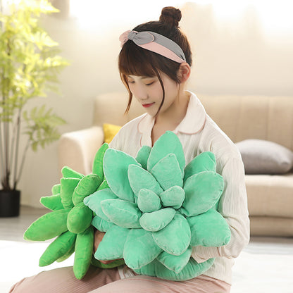 Succulent Plant Plush Pillow